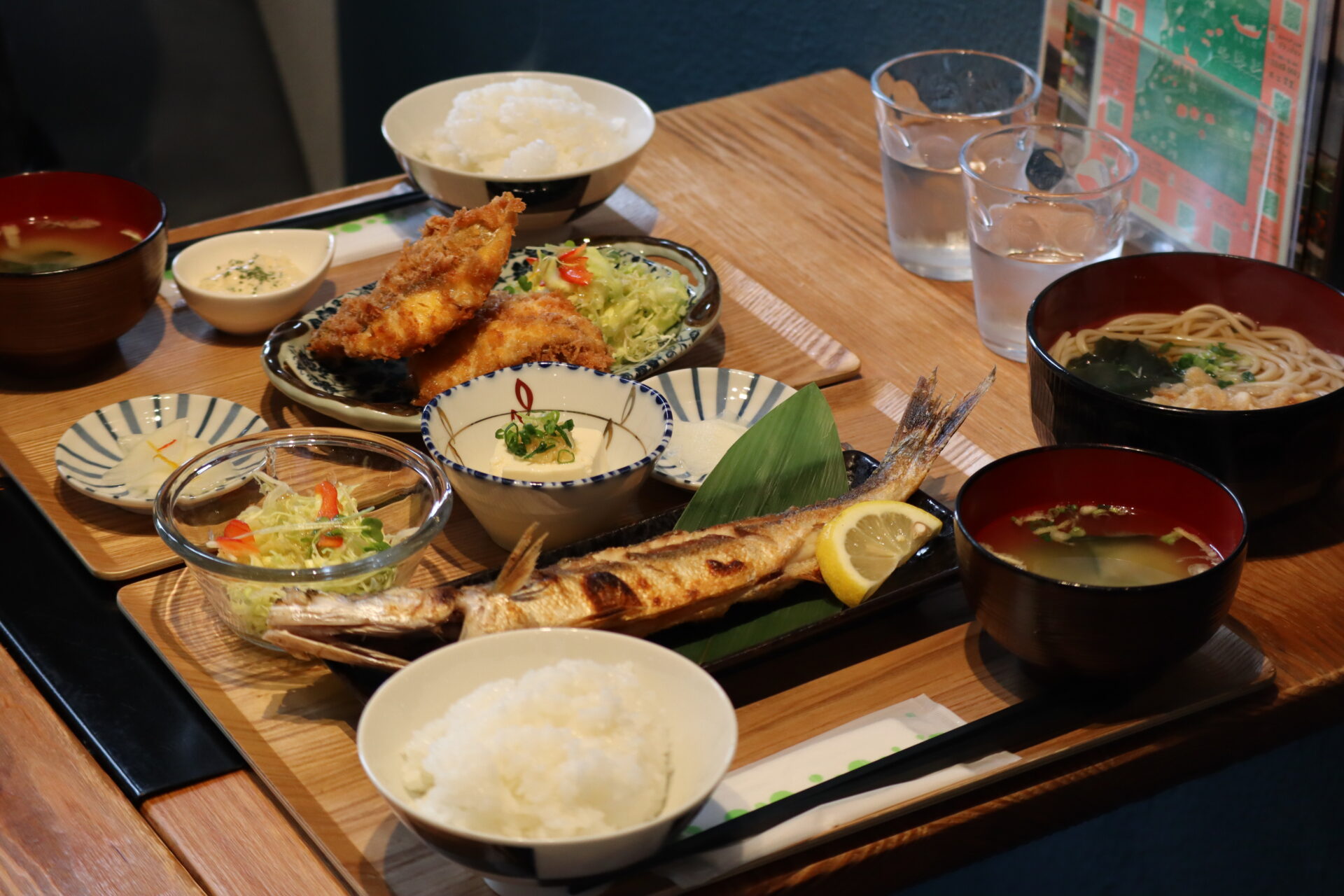 荒川でランチ さんさん